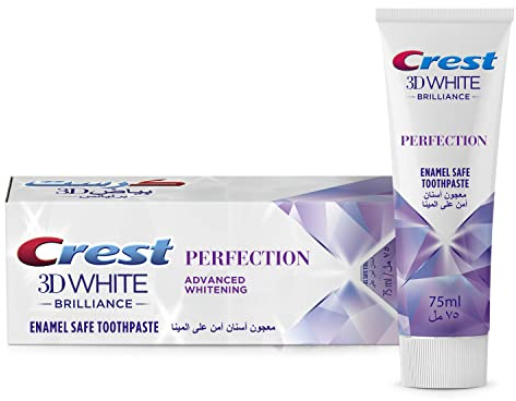 Crest 3D White Brilliance Perfection enamel safe toothpaste 2 x 75ml