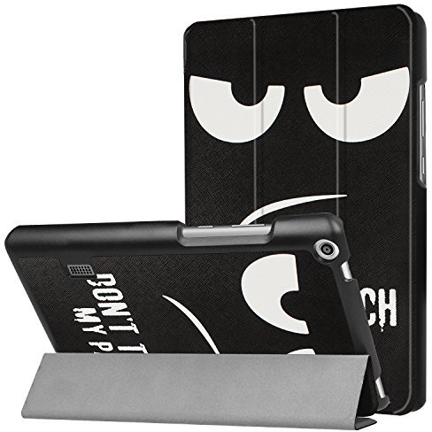 FanTing Huawei MediaPad T3 7.0 Cover, Ultrasottile Custodia in Pelle PU, con Stand per Huawei MediaPad T3 7.0 -Grandi Occhi