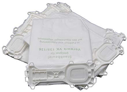 FSProdukte 12 Staubsaugerbeutel kompatibel mit Vorwerk Kobold VK 135 136 135SC VK135 VK136 FP135 FP136 FP135 SC