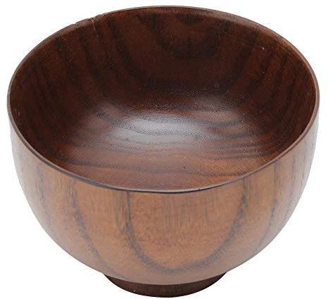 Bol en Bois pour Salade de Fruits, Nouilles, Soupe, Nourriture, Vaisselle, Riz, Salle à Manger (L)