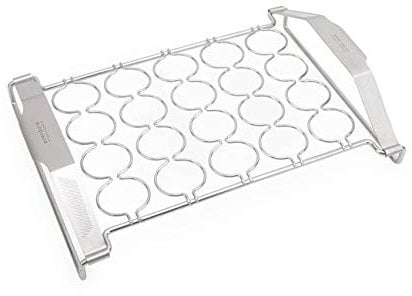 everdure by heston blumenthal Universalhalterung I Gourmet Halterung für Gemüse, Austern & Muscheln I Gemüse-Griller 37,7 x 26,1 x 7,7 cm I Edelstahl Grill-Aufsatz mit Drahtstärke 3 mm