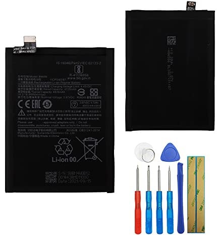 E-yiiviil Batería de repuesto BM4W compatible con Xiaomi Mi 10T Lite 5G Redmi Note 9 Pro 5G con herramientas