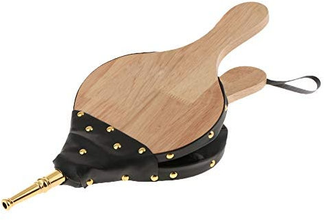 Blasebalg Kamin Grillgebläse Kamin Holz Blasebalg Für Kamin Und Grill Handblasebalg Luftgebläse Für Outdoor, BBQ, Camping (B)