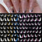 JMEOWIO Nagelsticker French Tip 8 Blätter Nagelaufkleber Selbstklebend Französisch V Nail Art Dekoration NagelDesign Zubehör für Frauen Mädchen