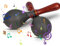 CENBEN Maracas Percussion Instrument Adult Shakers Instruments Rattle Hand Sand Hammer with ABS Plastic Shells and Wooden Handles Big Maracas for Early Education Aids,Percussion Toys