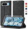 Ailicici für für Google Pixel 8 Pro Hülle Leder [Mit Schutzfolie] Handyhülle für Google Pixel 8 Pro 5G Hülle Klappbar Leder Flip Wallet Stoßfeste Case Schutzhülle Klapphülle Google Pixel 8 Pro Hülle