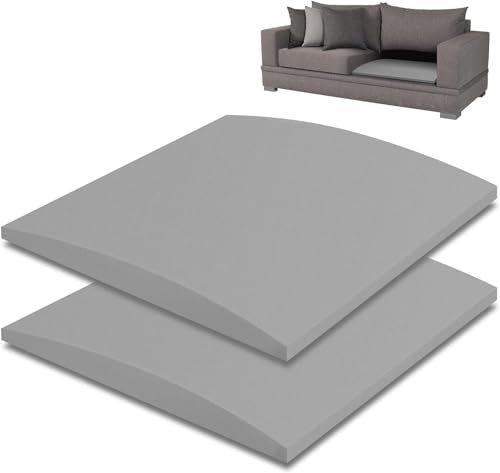 GIONAR Sofakissen, 50 x 50 cm, für schlaffe Sitze, Sofa-Stützbretter, Reparaturschaum, hochdichter Ersatz für Loveseat Stuhl, 2 Stück