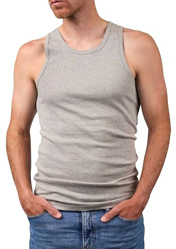 Basic Treasure 5-pack undertröja herr, 100% bomull, finribbad komfort