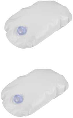 FRCOLOR 2pcs Inflatable Bathtub Seat Water Filling Bath Tub Pillow Portable Bath Tub Accessory