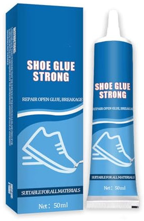 Super Strong Shoe Glue - Flexible, Waterproof, Non-Hardening Sole & Upper Repair for Trainers, Boots, High Heels