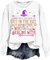 Halloween-Kostüme für Erwachsene, Damen, Halloween-Druck, Rundhalsausschnitt, lässig, langärmelig, Sweatshirt, Baumwolle, Thermo-Tops für Damen, langärmelig, weiß, XL