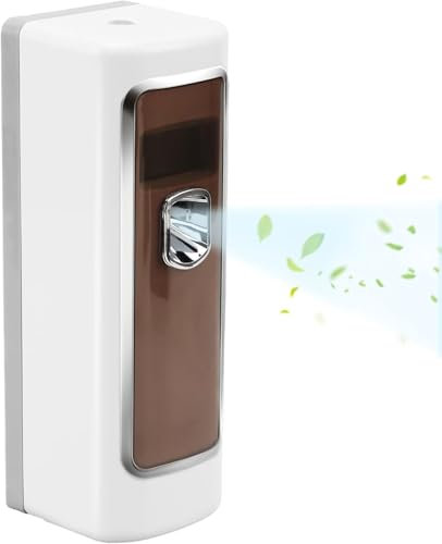 Yolispa Automatic Spray Raumduft Duftspender Automatischer Einstellbarer Raumerfrischer Spray Spender Wandmontage Lufterfrischer mit LCD Display für Schlafzimmer, Badezimmer, Büro, Hotels