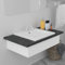 ShGaxin Einbauwaschbecken, Aufsatzwaschbecken, Bathroom Sink, Waschtisch, Ablaufgarnitur, Aufsatzbecken, 42x39x18 cm Keramik Weiß