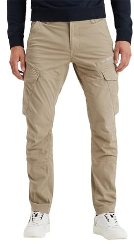 PME Legend Herren Cargohose NORDROP - Tapered Fit - Blau Beige Oliv Grün W29-W40, Größe:38W / 36L, Farbe:Plaza Taupe 9005