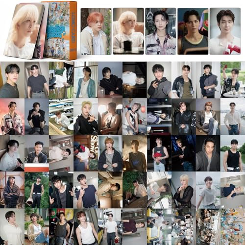 ZRHMCJEN 55Pcs Seventeen Photocards Spill The Feels-Love Money Fame Neues Album Seventeen Lomo Postkarten Für Fans