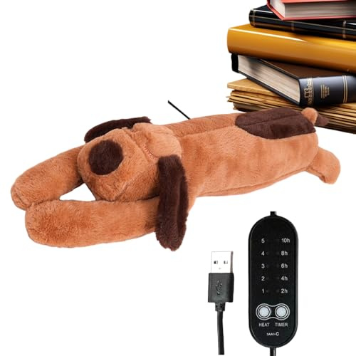 Stuffed Animal Heating Pads for Adults Electric USB Automatic Shut-Off | Heatable Puppy Plush Toys for Adults Girls Boys Neck Back Shoulder Belly Period Christmas Adults Girls Boys Neck Back Shoul