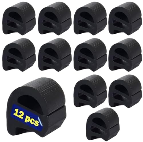 12PZ Gommini Griglia Piano Cottura 9 mm x 10 mm, Piedini In Gomma Griglia Piano Cottura Cucina Compatibile Con Franke Hotpoint Ariston Rex Elecrtolux Zanussi