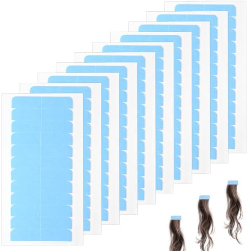 240 Stück Tape Extensions Kleber Ersatztapes Klebestreifen Perücken | Klebeband Invisible Haarverlängerungen Alternative Doppelseitiges Extensions Klebestreifen für Tape Hair Extension Perücke