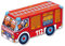 8X Bastel-Sets * FEUERWEHRAUTOS * für Party und Kindergeburtstag von MAUDER // 10231 // Kinder Geburtstag Party Mottoparty Set Mitgebsel Spiele Basteln Feuerwehr Feuerwehrauto