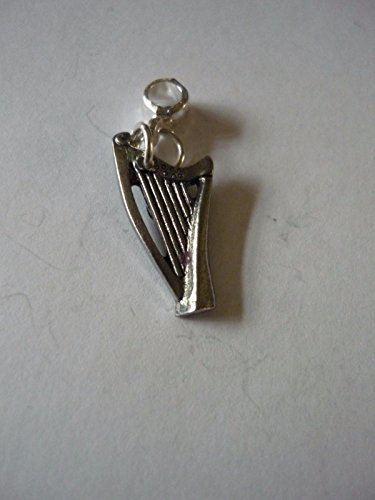 Welsh Harfe W32 Charme mit 5 mm Loch fit Anhänger Charm Armband geschrieben von uns Geschenke für alle 2016 von Derbyshire UK