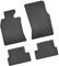 Bär-AfC BM04869 Gummimatten Auto Fußmatten Schwarz, Erhöhter Rand, Set 4-teilig, Passgenau für BMW Mini Typ R50 R53 Baujahr 2001 bis 2006
