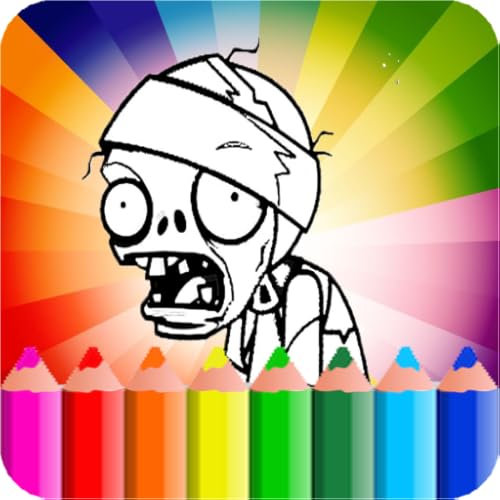 coloring book for plants vs zombie
