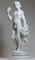 Michelangelo Statue, griechischer römischer Gott Dionysus Bacchus & Faun, 34 cm