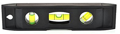Magnetic Torpedo Level, Spirit Level 3 Bubble Torpedo Magnetic Measuring Tool (6 inch)