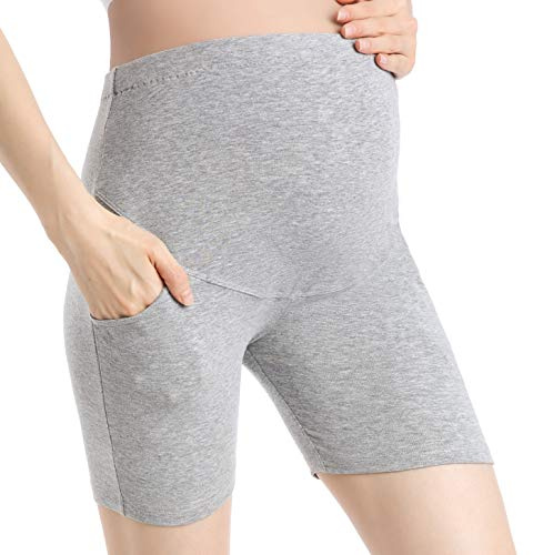 Ferrieswheel Story Pantalon Noir Grossesse Legging De Maternité Short Enceinte Pantacourt Poche