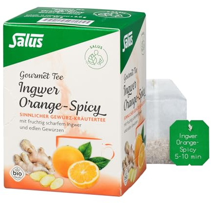 Salus Orange-Spicy Ingwer Gewürz-Kräutertee (1 x 30 g) - Bio