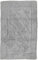 HOME ZEN HOUSEHOLD LINEN tappeto da bagno art. tenero morbido e folto assorbente con antiscivolo sotto vasca doccia lavabo lavandino bidet e wc water toilette 100% cotone (60X110 CM, GRIGIO)
