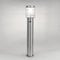 max K O M F O R T Aussenleuchte E27 Aussenlampe Standleuchte mit Bewegungsmelder Edelstahl 252D1-800SN Wegeleuchte IP44 Gartenlampe