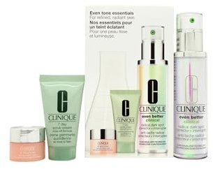 CLINIQUE SET: EVEN BETTER DARK SPOT CORRECTOR 50ML + 7DAY SCRUB 30ML + EYE CREAM 5ML