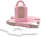 Goalfly 24 Pcs Single Cupcake Boxes, Individual Cupcake Boxes, Cupcake Boxes Individual with Window and Inserts (Pink)