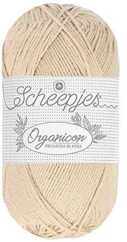 Scheepjes - Scheepjes 242 Hafer Bad Organicon Garn - 5x50g