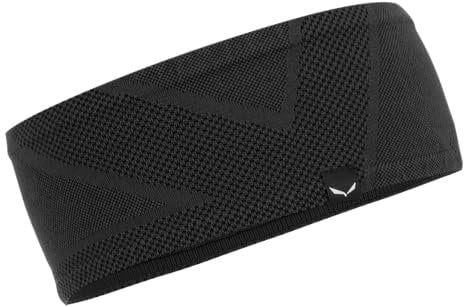 Salewa Pedroc Pro nahtloses Stirnband, Schwarz
