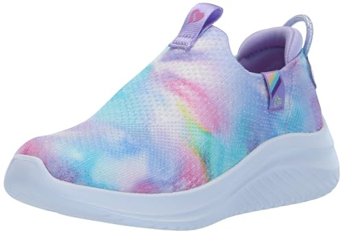 Skechers Girl's Ultra Flex 3.0 Sneaker, Lavendel / Multi, 2.5 Little Kid