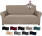 CYCMACO Copridivano 2 Posti Con Braccioli, Copridivani Elasticizzato Antiscivolo, Universale Moderno Copri Divano Antigraffio, Sofa Cover Antimacchia, Lavabile In Lavatrice, Cachi
