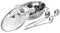 HOMSFOU 1 Satz Mandarin Hot Pot Set Chinesischer Löffel Tom Yang Hot Pot Chinesischer Hot Pot Topf Geteilte Pfanne Rund Hot Pot Wok Topf Ramen-topf Chinesischer Stil Rostfreier Stahl