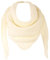 stylx Damen XXL Strick Dreieck Schal mit Reiskorn Strickmuster in Unifarben, Schal, Leichtes Tuch (creme-weiß)