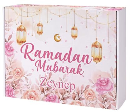 Herz & Heim® DIY Ramadan Kalender mit Wunschnamen (Blumen)
