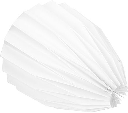 DOITOOL Papier Origami Lampenschirm Kreativer Faltbarer Deckenlampenbezug Für Wohnzimmer Restaurant Oder Weiße Runde Pendelleuchte Umweltfreundlichem Papier