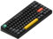 nuphy Halo75 V2 Mechanische Gaming-Tastatur 75% kabellos Hot-Swap-Fähige 83 Tasten RGB-Tastatur mit Hintergrundbeleuchtung, unterstützt Bluetooth/2.4GHz/USB-C (Black, Raspberry 46gf)