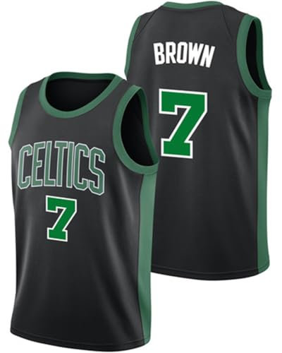 CLZWFZ Adult 0#7#33#77#Basketball Jersey Unisex Ärmellose Basketball Tank Top Sport Futter T-Shirt Tank Top,7# Black,M