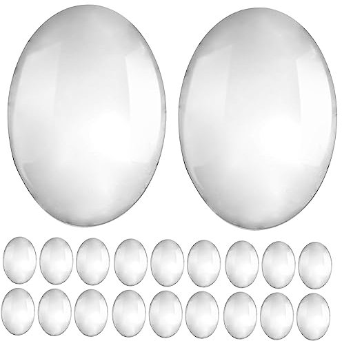 Healeved 30pcs Glass Beads Nail Polish Charts for Nail Art Display Nail Beads Set Nail Polish Display Beads