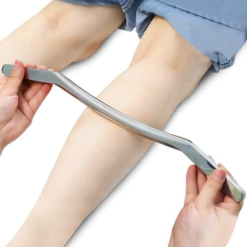 Gua Sha Edelstahl, Muskel Faszien Schaber, Körper Guasha IASTM Tool zum Entspannen von Weichteilen, Faszienknoten Verbessern