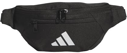 adidas Essential Waist Bag Gürteltasche (Black/White, Einheitsgröße)