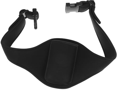 ELAYARD Adjustable Mic Belt Pouch with Buckle Neoprene Microphone Holder for Fitness Instructors and Theatre Large Capacity Carrier for Microphones and Small Accessories Comfortable Fit