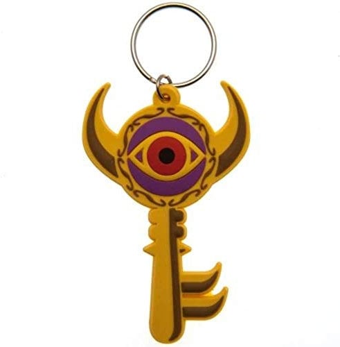 Nintendo The Legend Of Zelda - Boss Key, Schlüsselanhänger aus Gummi, 4.5 x 6 cm