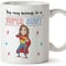 Mugffins Aunt Mug/Cup – Super Aunt – Coffee Mug for Breakfast/Birthday Presents for Aunts/Ceramic 11 oz